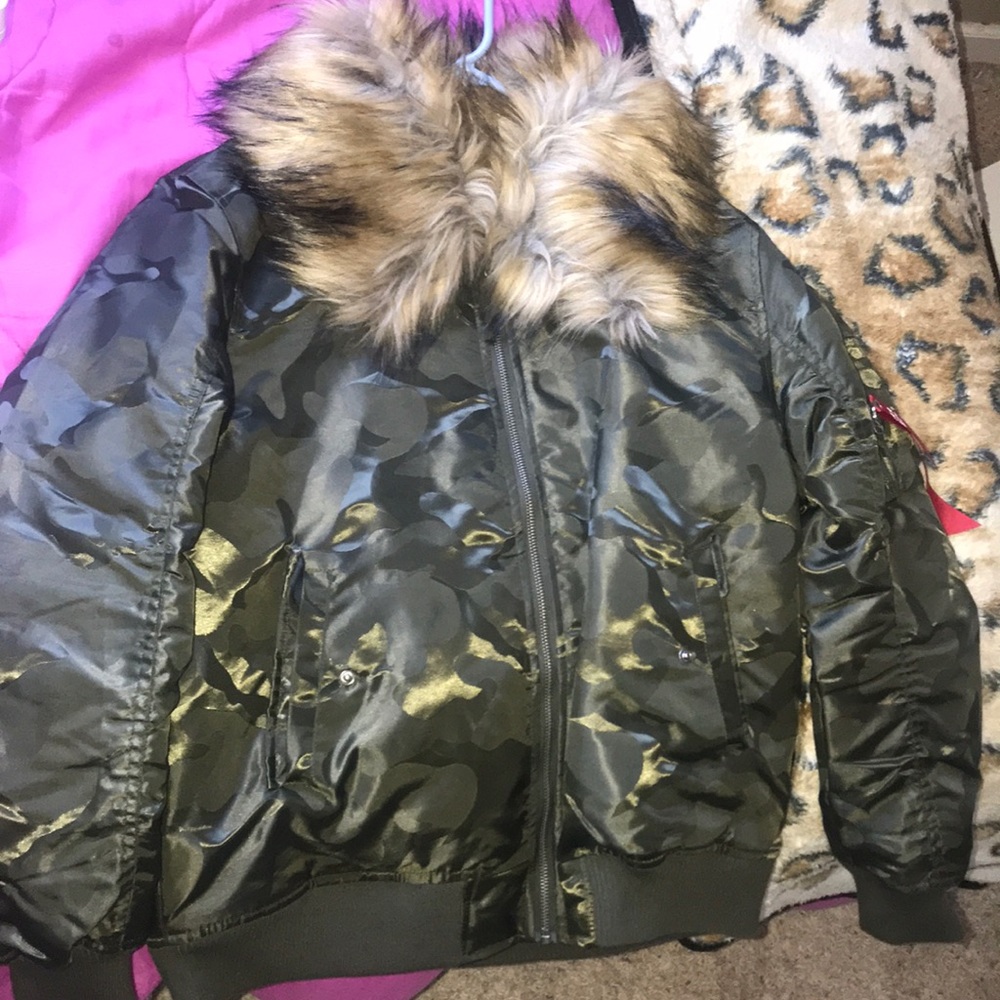 camo winter jacket